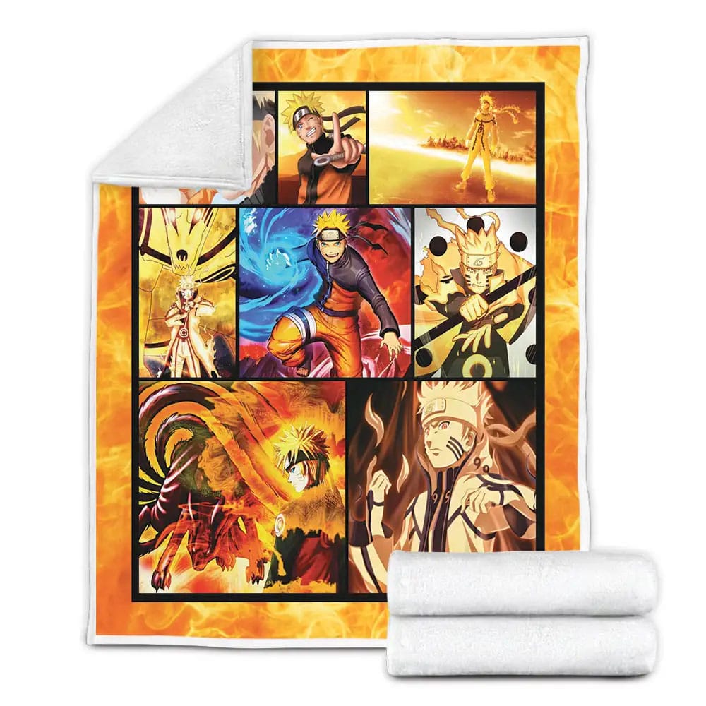Naruto Fleece Blanket Gift For Wife Husband