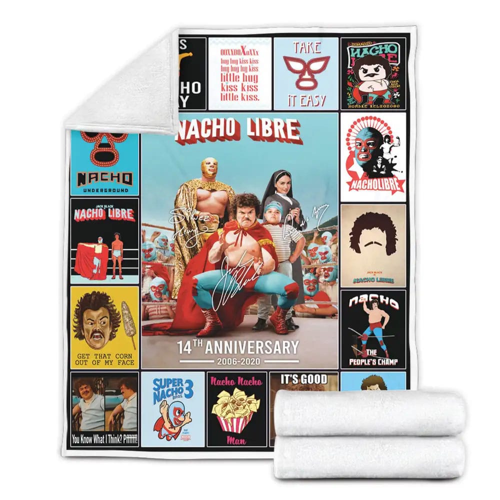 Nacho Libre Fleece Blanket 