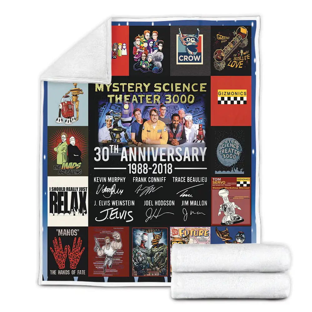 Mystery Science Theater Fleece Blanket Gift For Besties