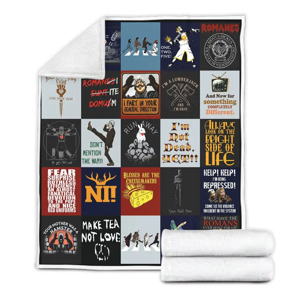 Monty Python Fleece Blanket Gift For Wife Husband