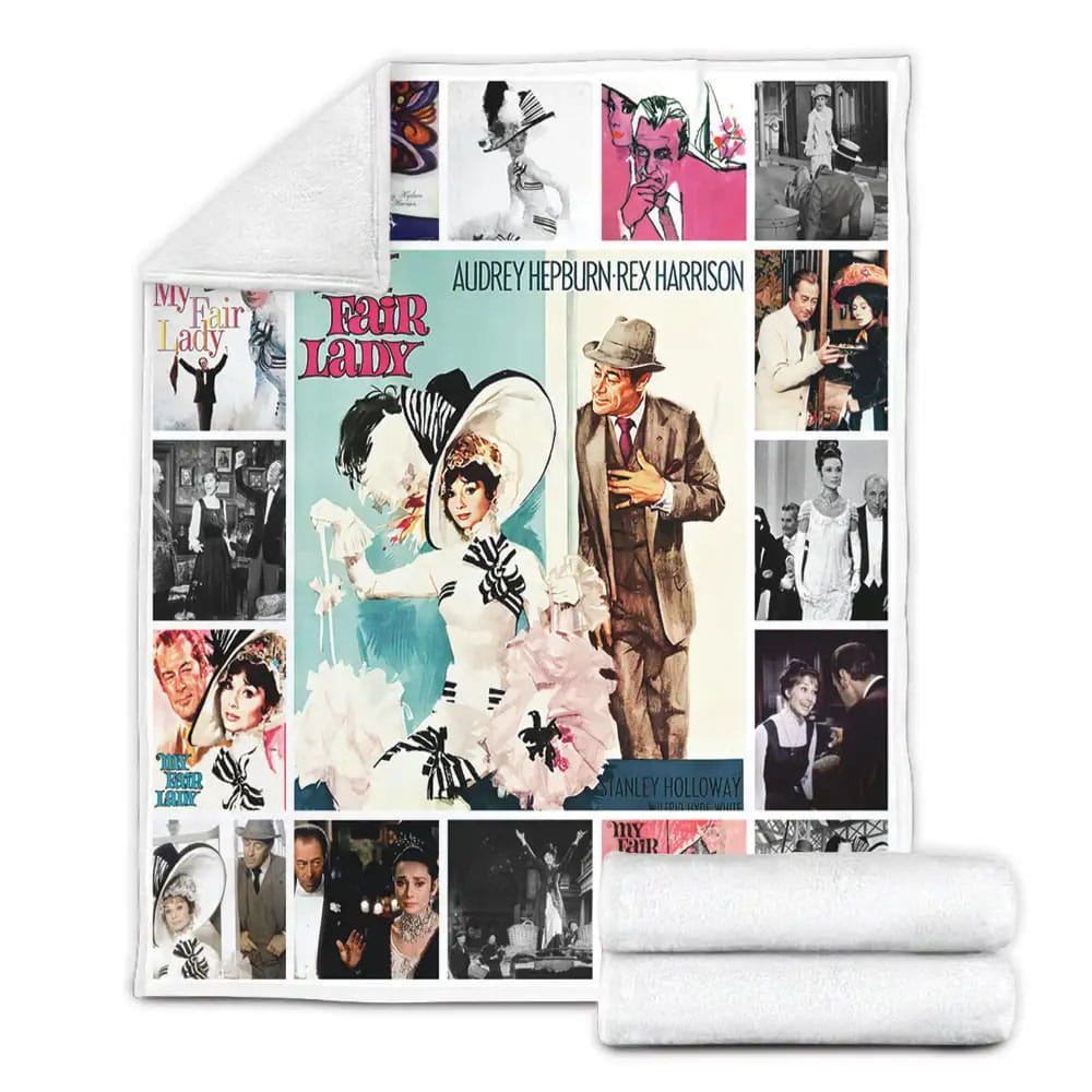 My Fair Lady Fleece Blanket Gift For Birthday Halloween Christmas