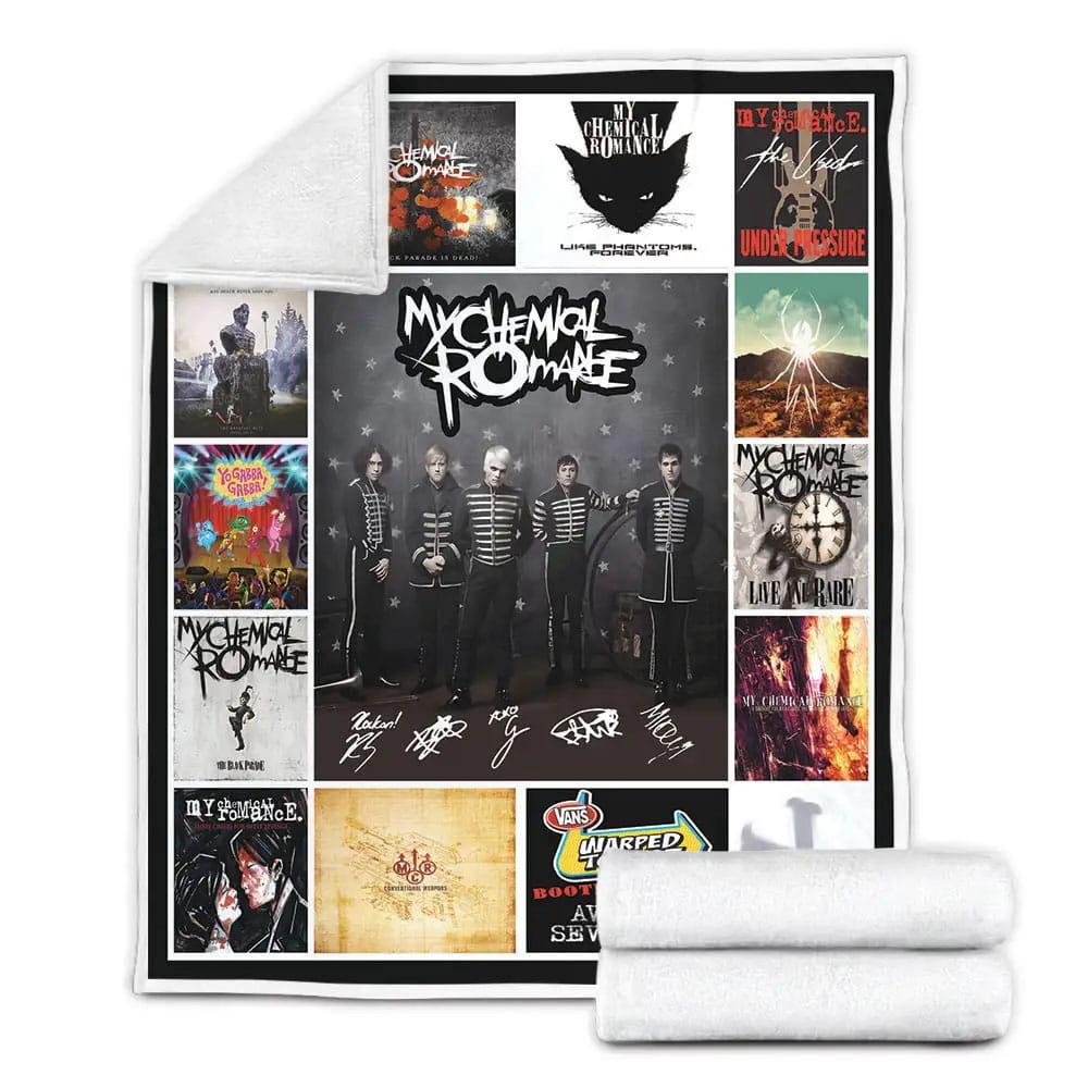My Chemical Romance Fleece Blanket Gift For Wife Husband