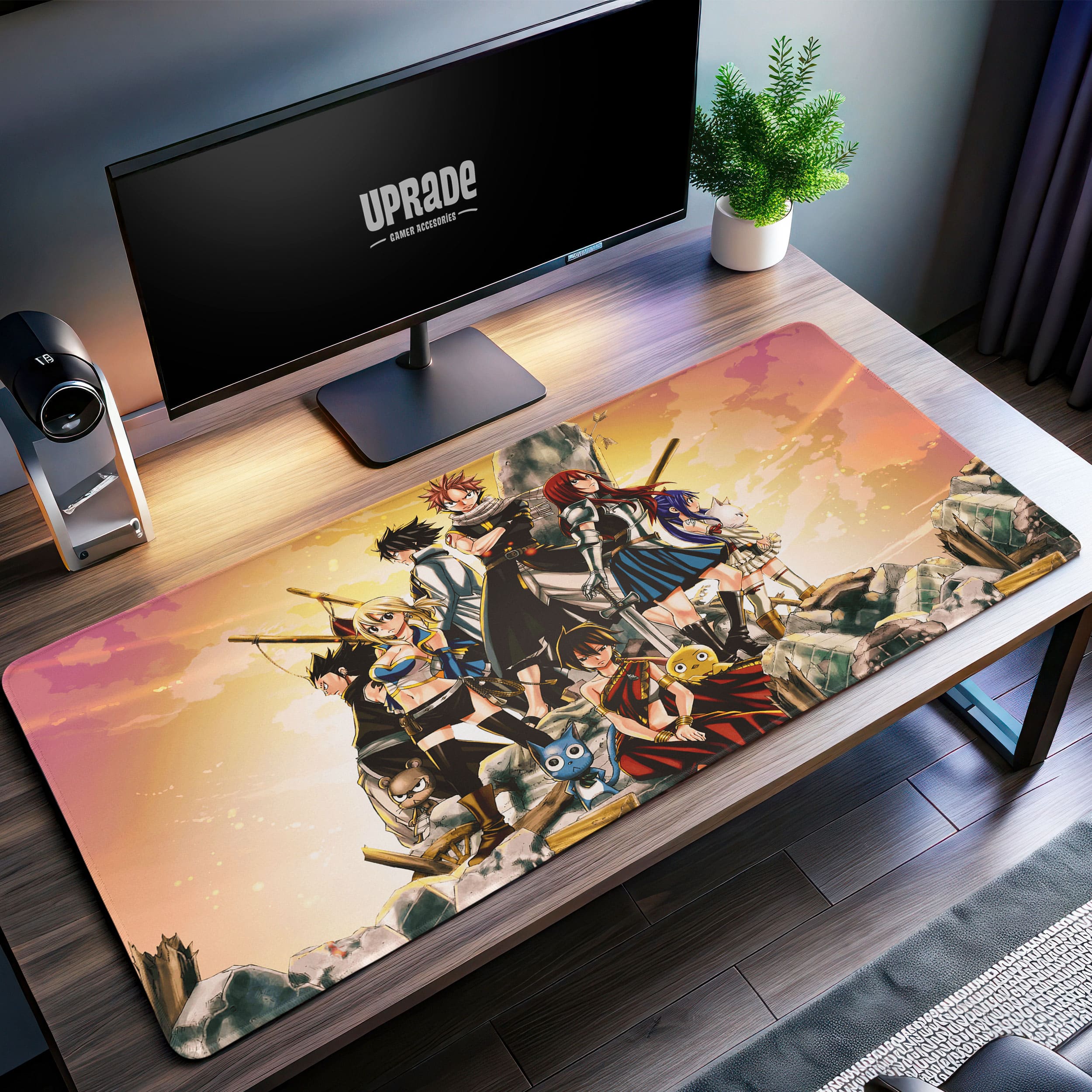 Allleftout Fairy Tail Guild Desk Mat, Anime Adventure Mouse Pad