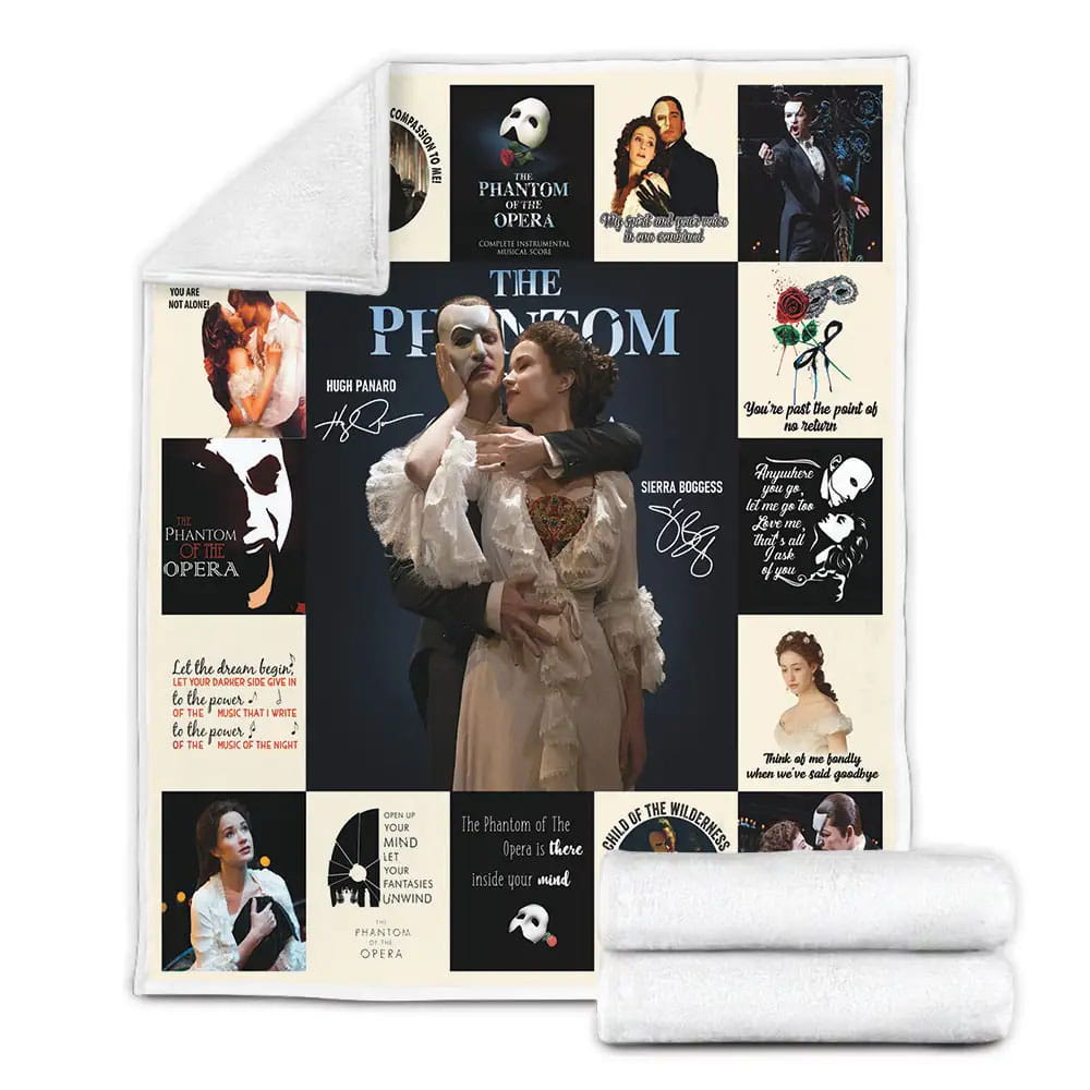 The Phantom Of The Opera Fleece Blanket 