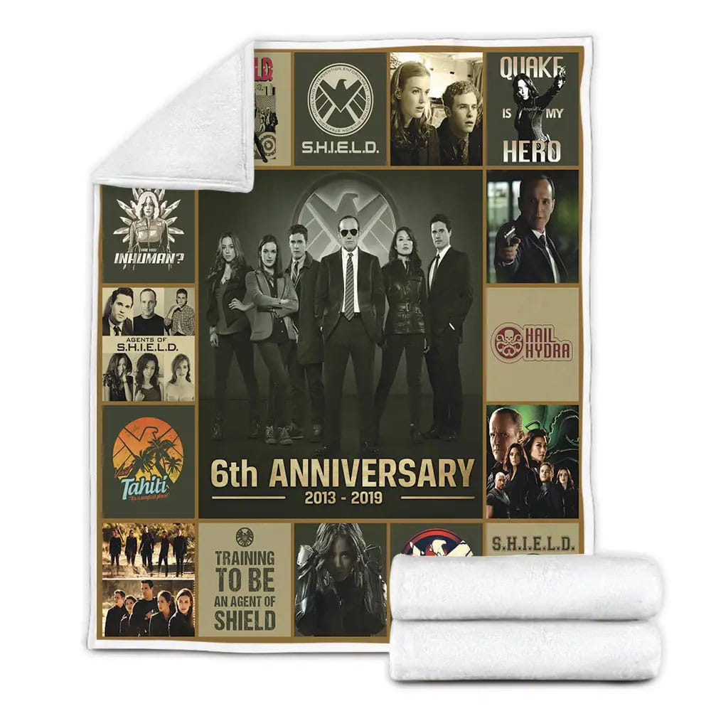 Agents Of Shield Fleece Blanket Gift For Besties