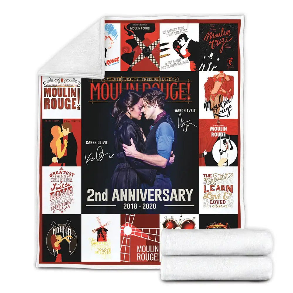 Moulin Rouge! The Musical Fleece Blanket 