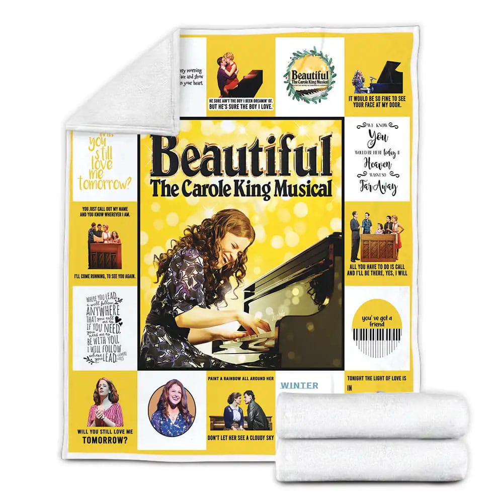 Beautiful The Carole King Musical Fleece Blanket Gift For Wife Husband