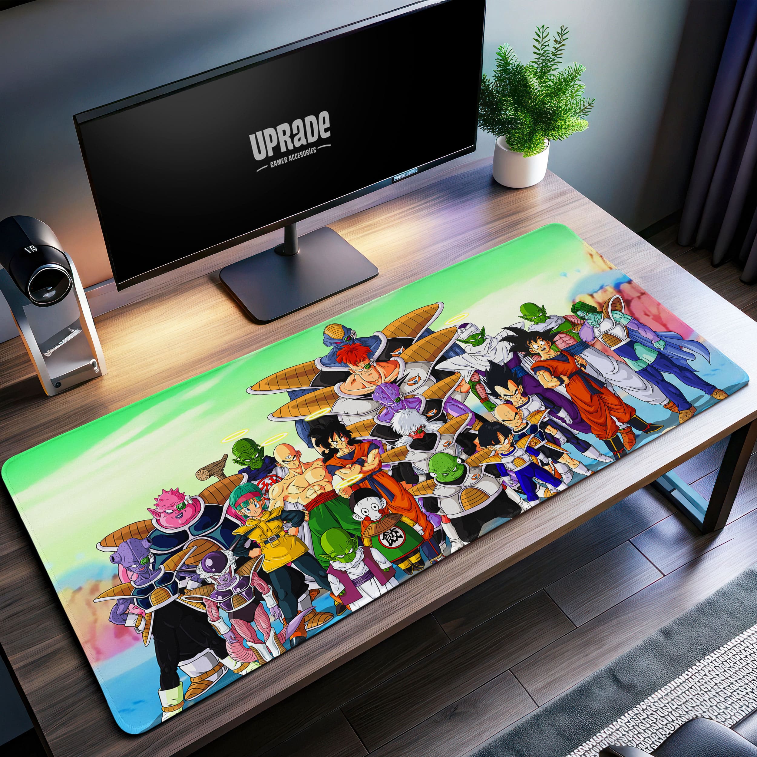 Allleftout Dragon Ball Z Frieza Saga Desk Mat, Ginyu Force Mouse Pad