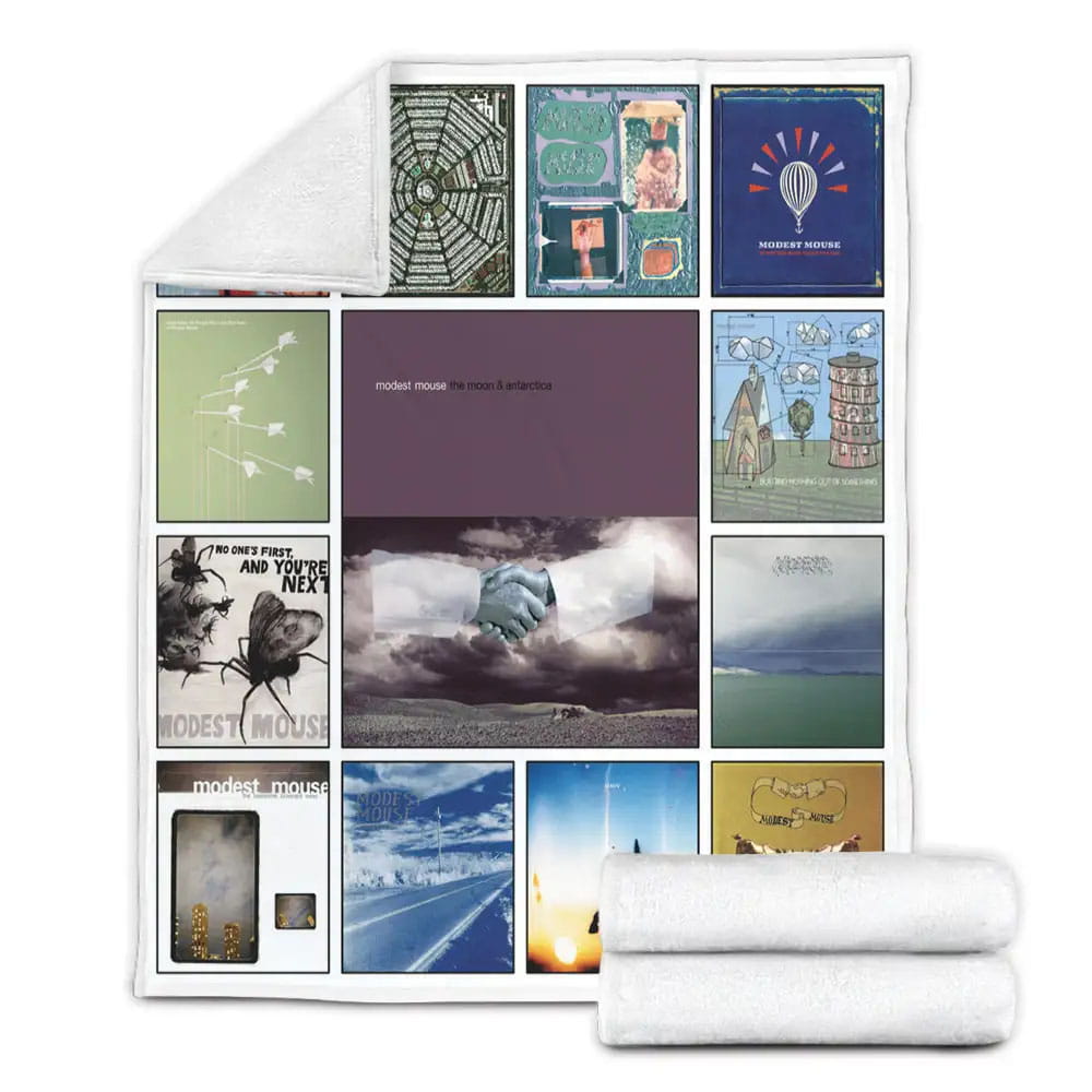 Modest Mouse Albums Fleece Blanket Gift For Birthday Halloween Christmas