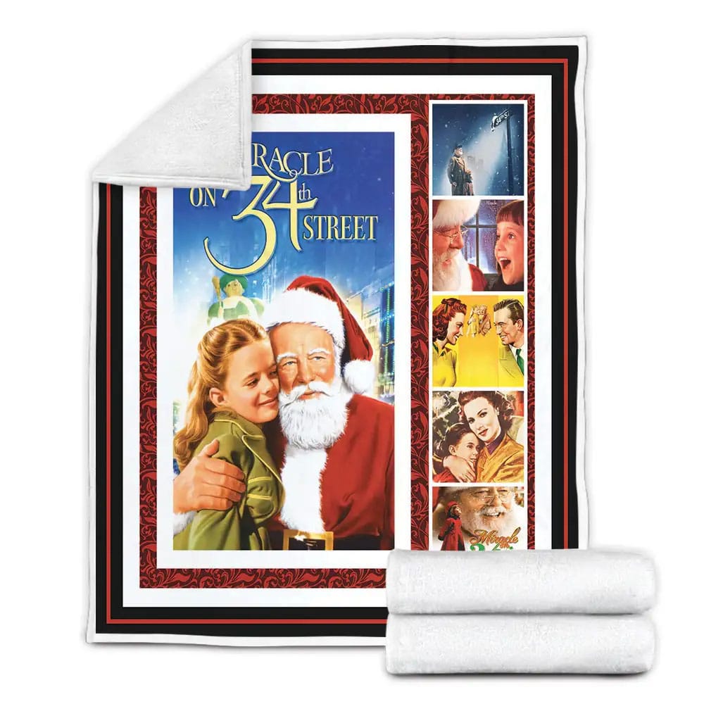 Miracle On 34th Street Fleece Blanket 