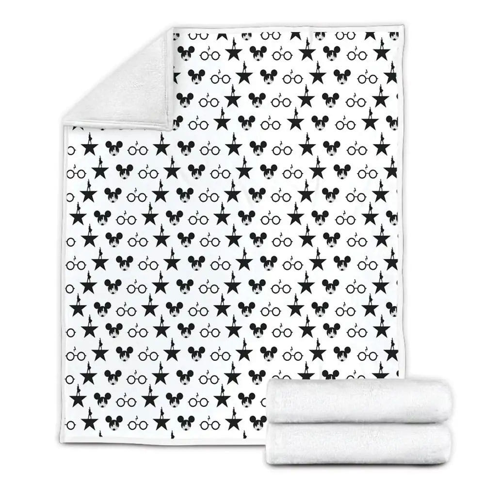 Mickey Fleece Blanket Gift For Mothers Day Fathers Day