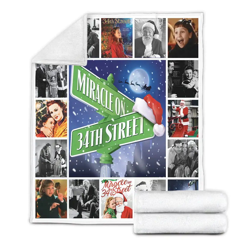 Miracle On 34th St Fleece Blanket Gift For Wife Husband