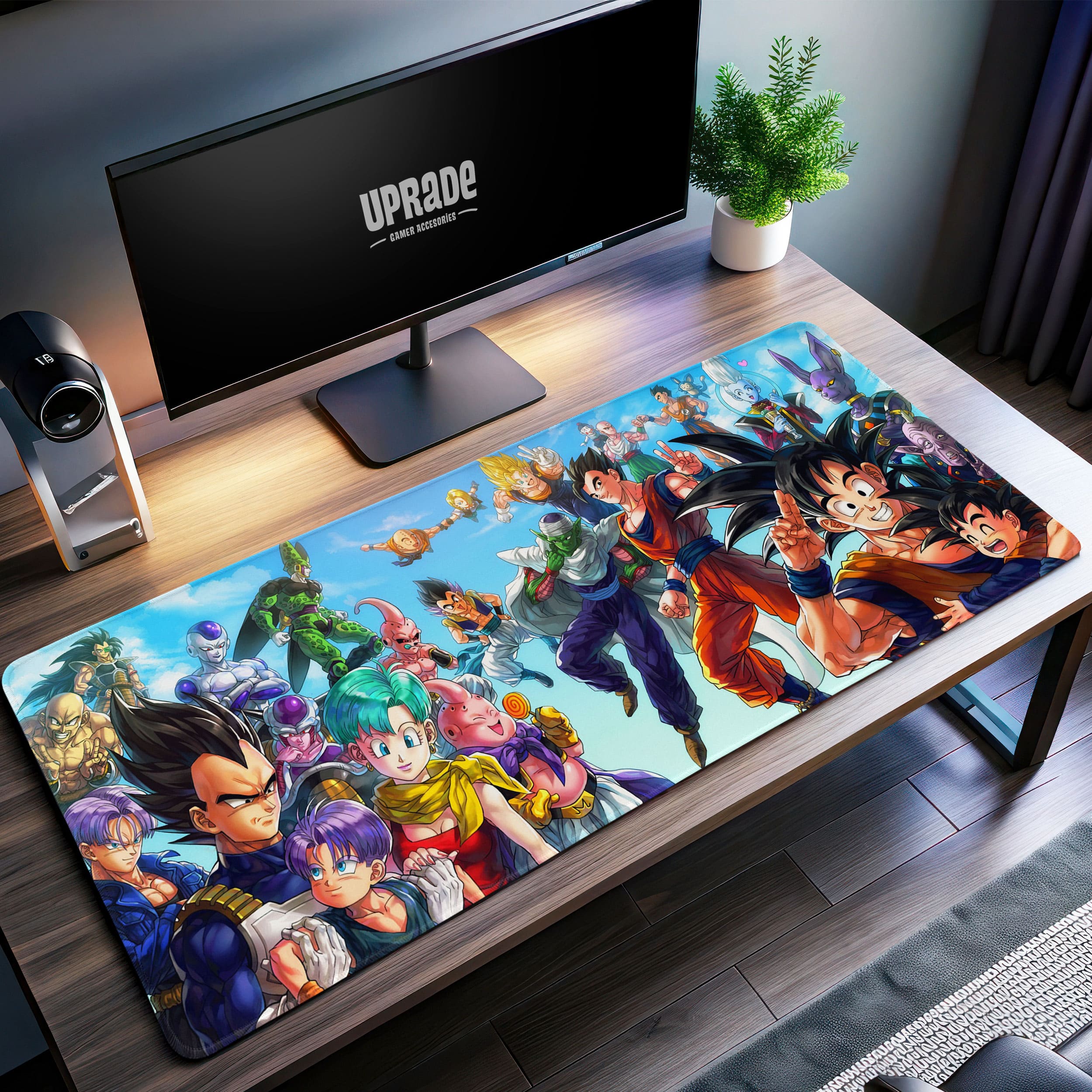 Allleftout Dragon Ball Z Universe Desk Mat, All Characters Mouse Pad