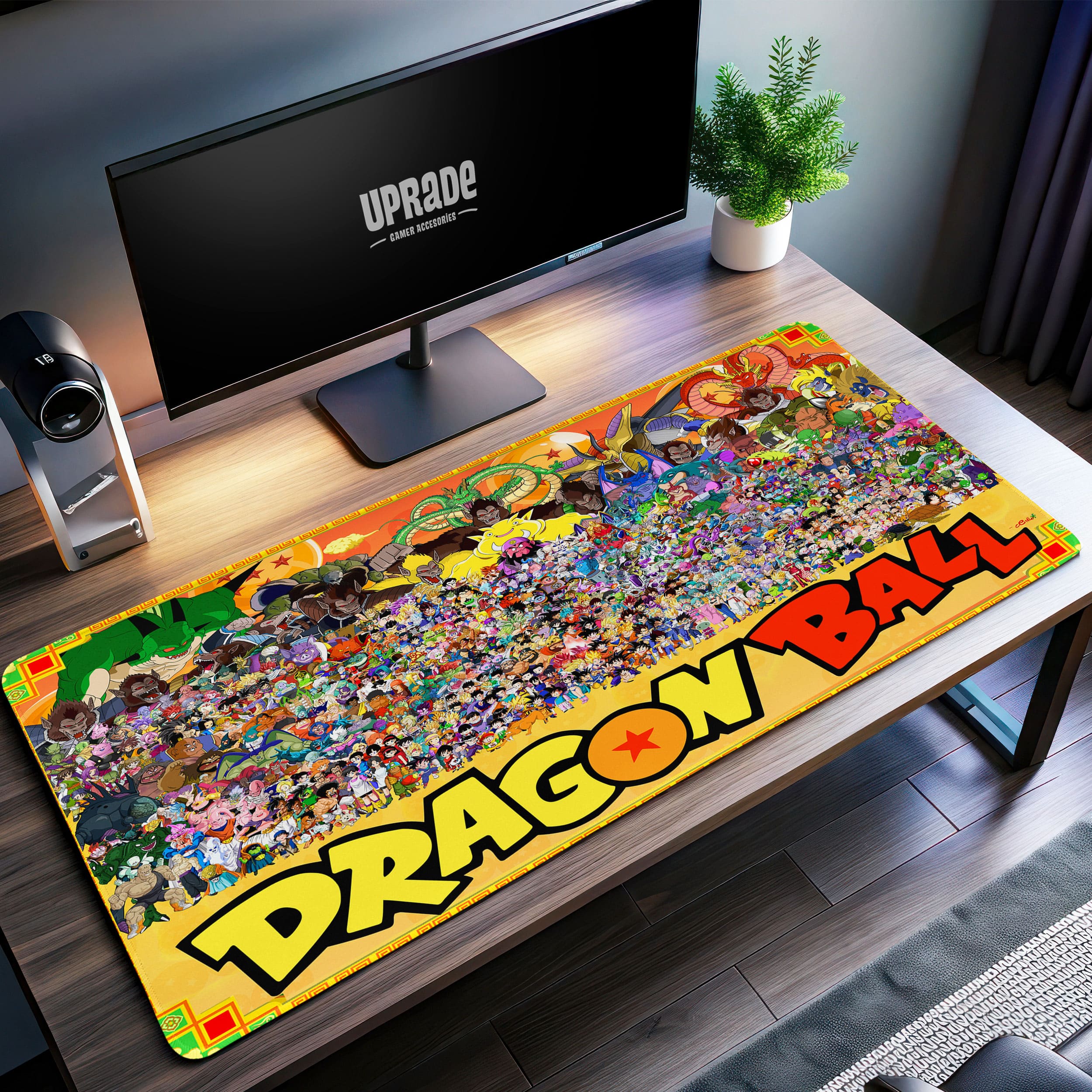Allleftout Dragon Ball All Characters Desk Mat, Ultimate Anime Mouse Pad