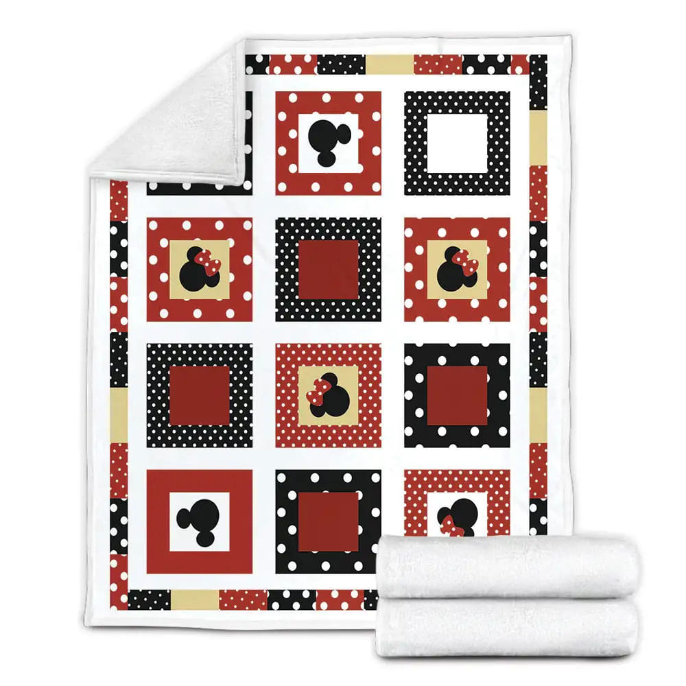 Mickey And Minnie Fleece Blanket 
