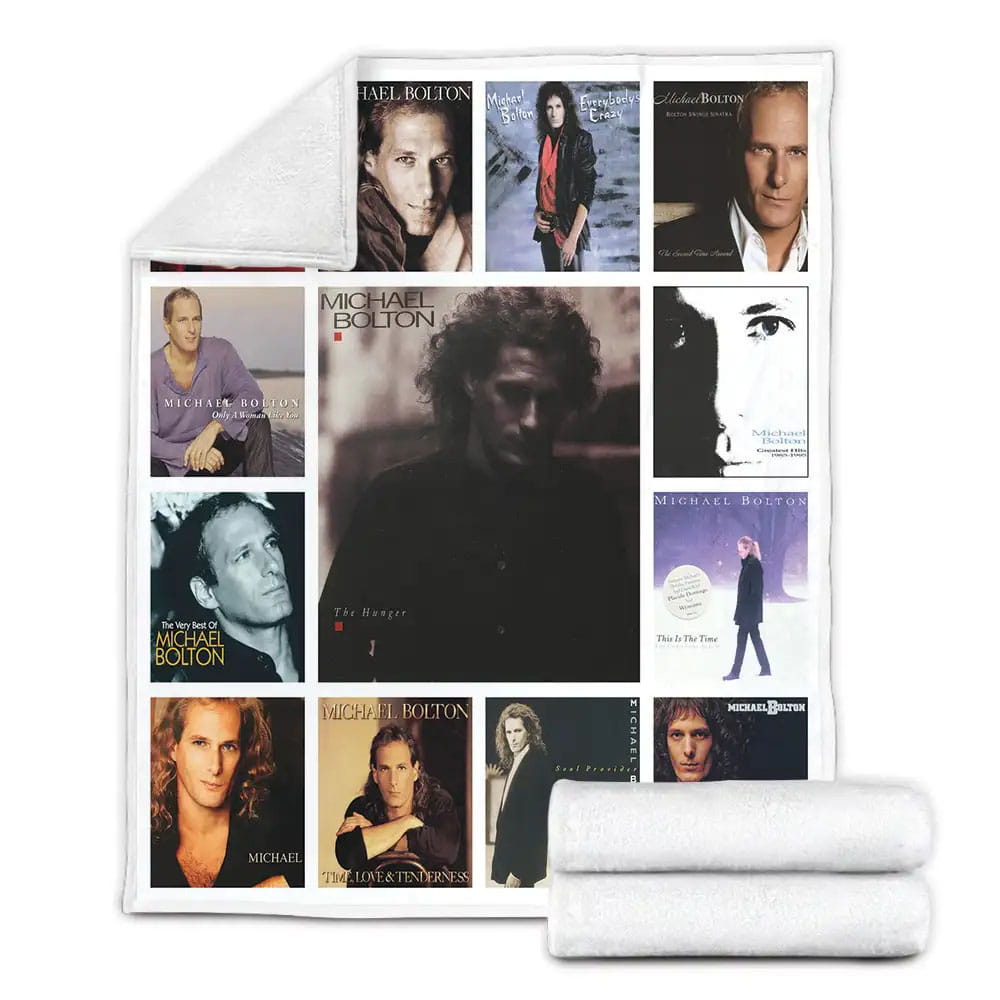 Michael Bolton Albums Fleece Blanket 