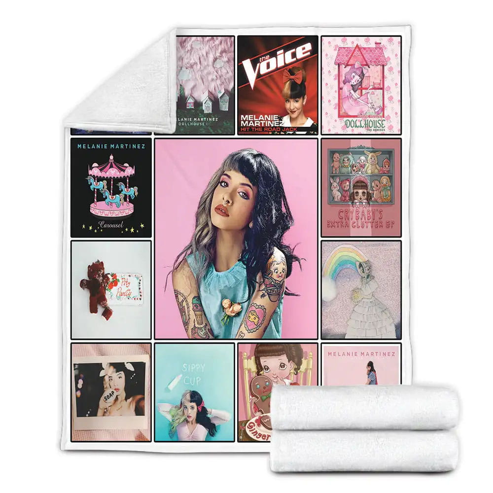 Melanie Martinez Fleece Blanket Gift For Birthday Halloween Christmas