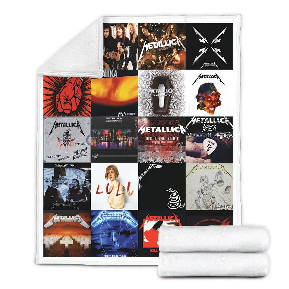 Metallica Fleece Blanket Gift For Besties