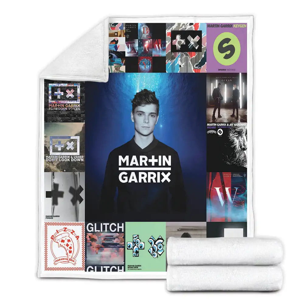 Martin Garrix Album Covers Fleece Blanket Gift For Besties