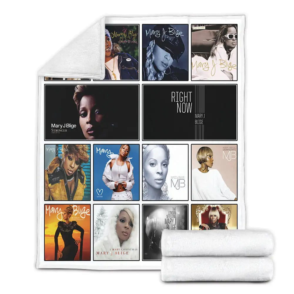 Mary J Blige Fleece Blanket 
