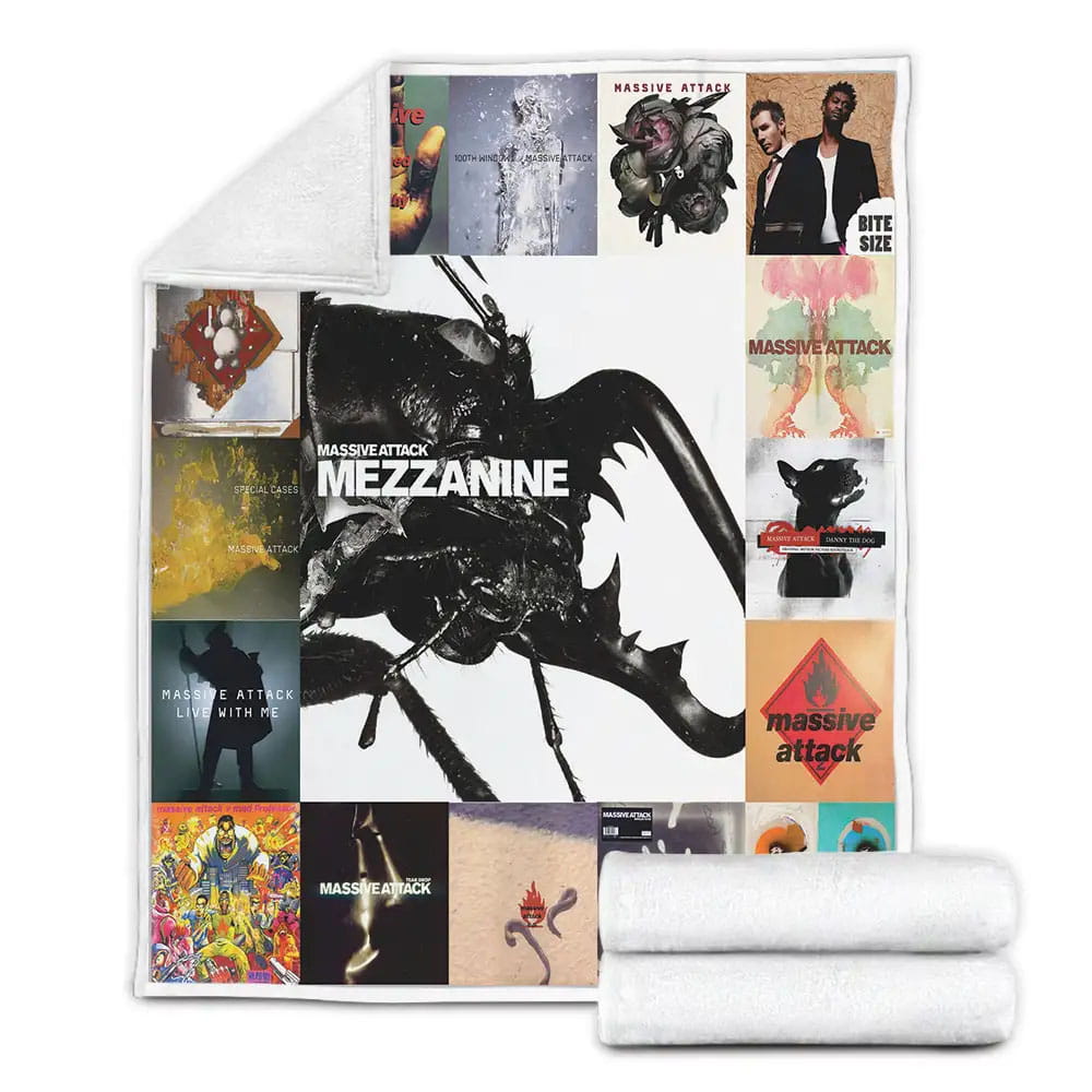 Massive Attack Albums Fleece Blanket Gift For Wife Husband
