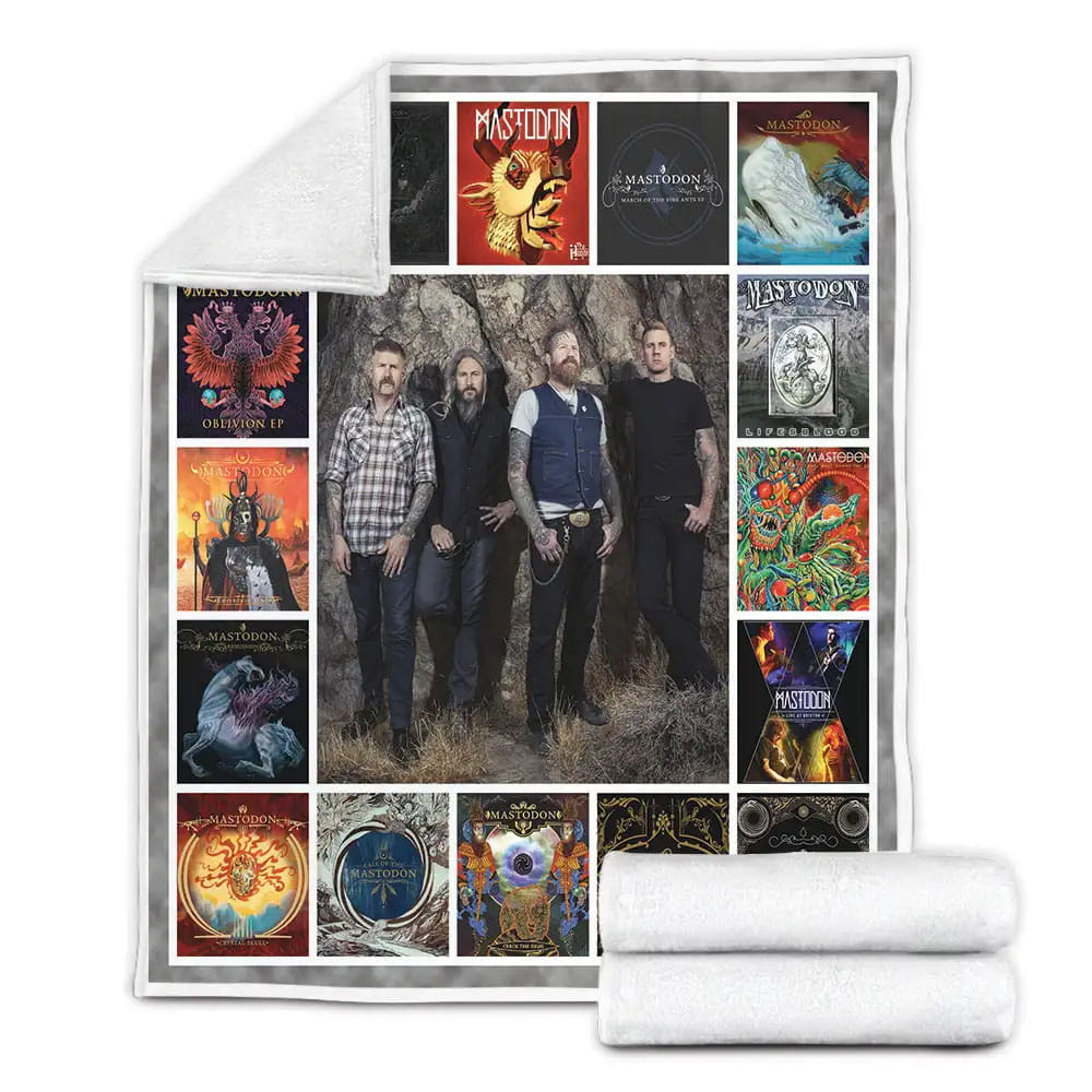Mastodon Albums Cover Poster Fleece Blanket 