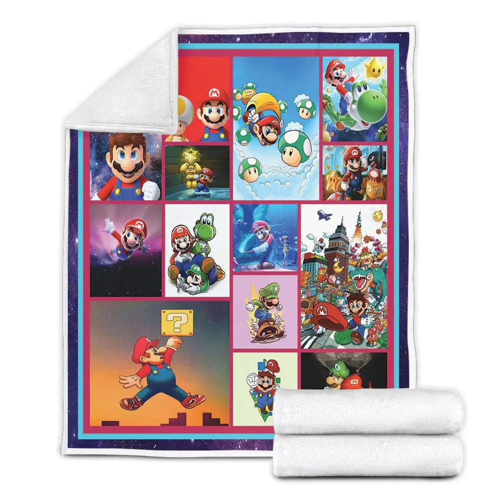 Mario Fleece Blanket 