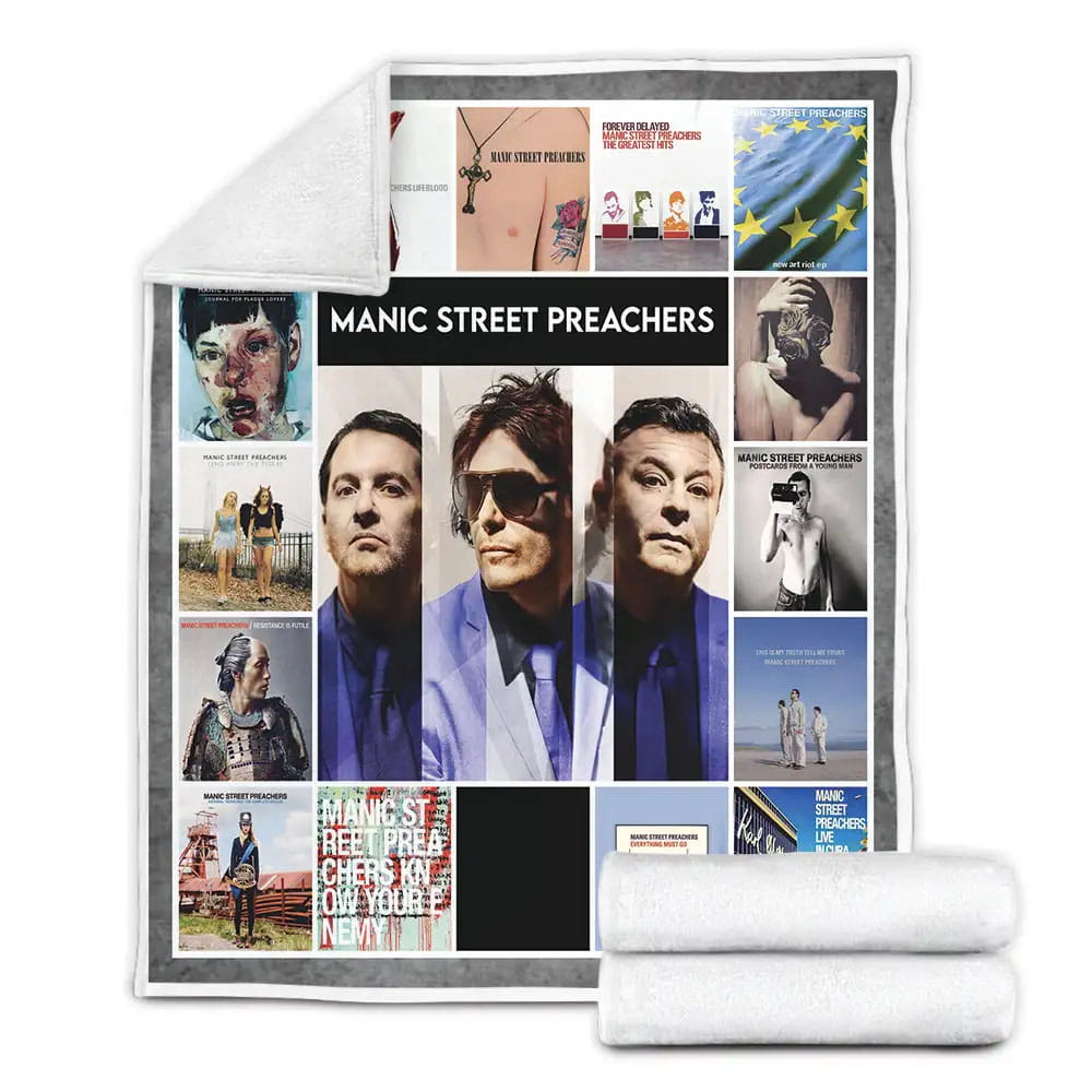 Manic Street Preachers Albums Cover Poster Fleece Blanket Gift For Wife Husband