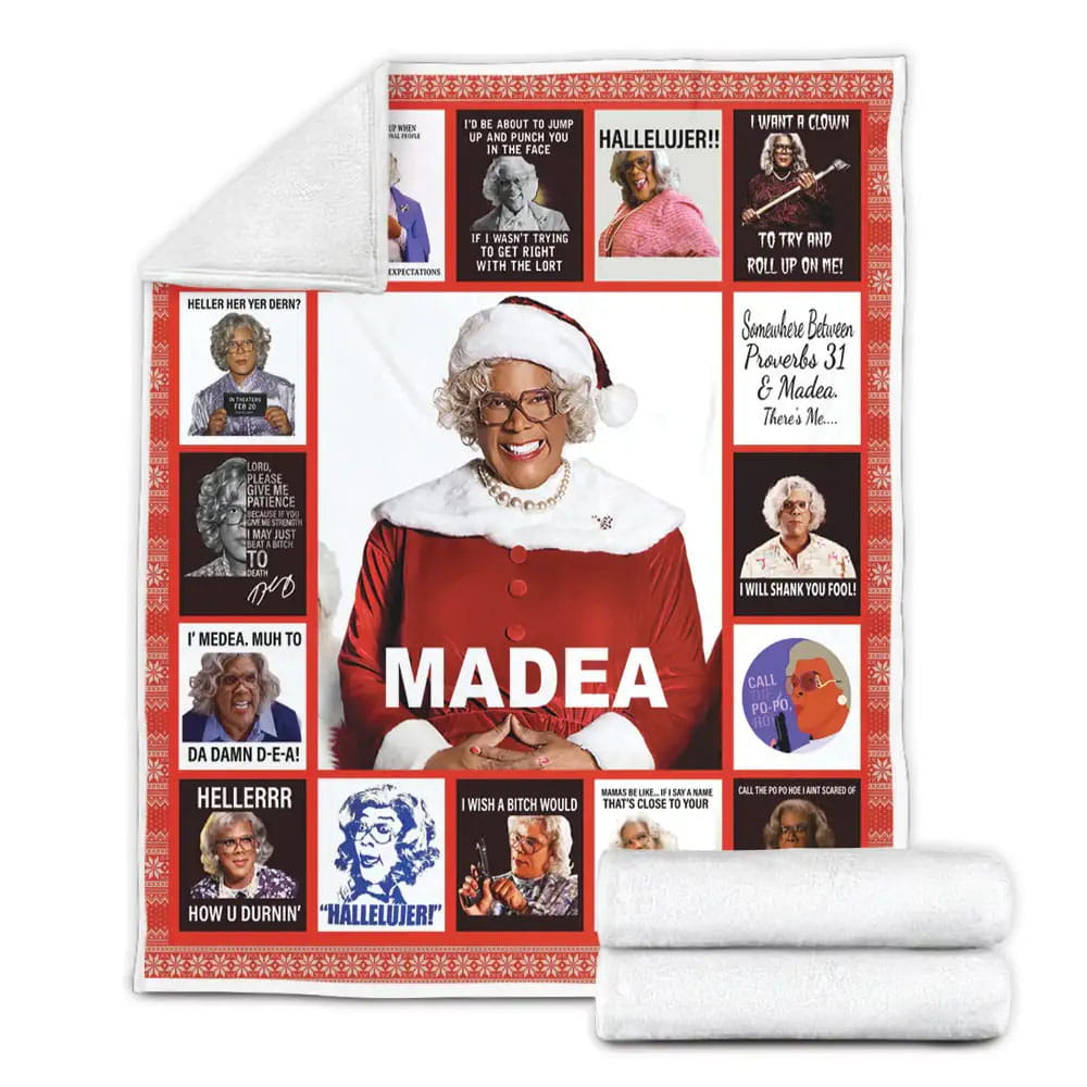 Madea Fleece Blanket Gift For Besties