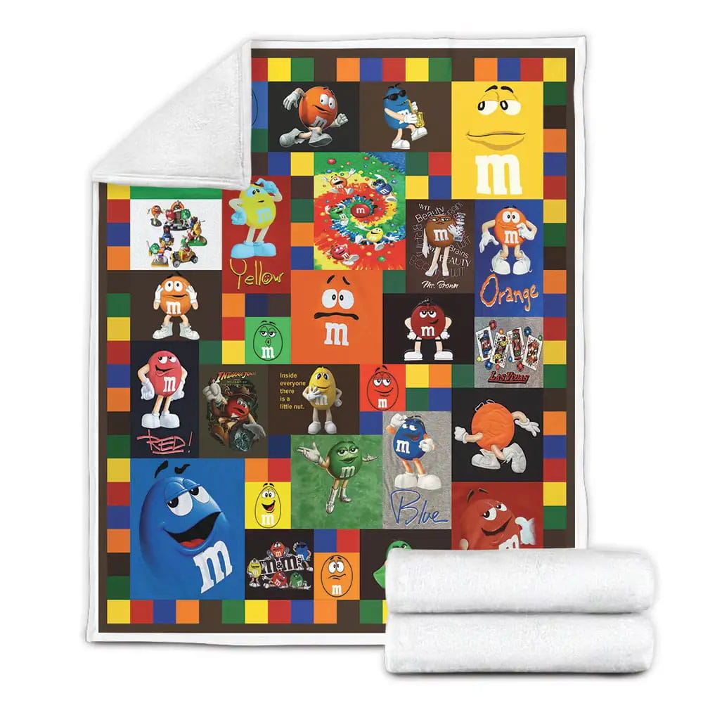 MM Fleece Blanket Gift For Mothers Day Fathers Day