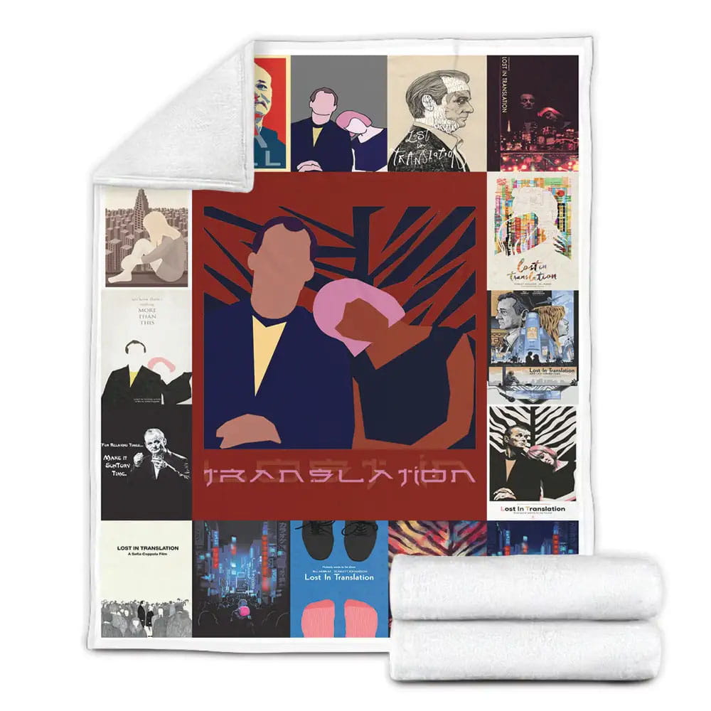 Lost In Translation Fleece Blanket Gift For Mothers Day Fathers Day