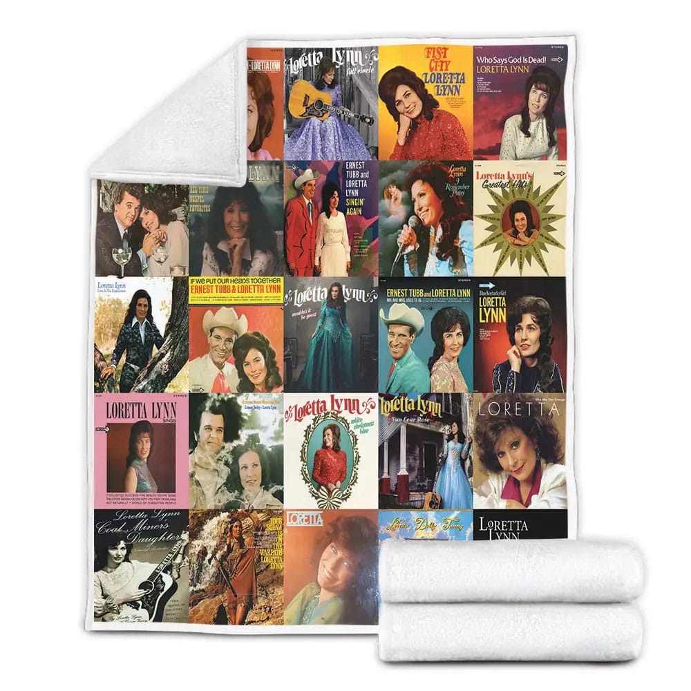 Loretta Lynn Fleece Blanket 