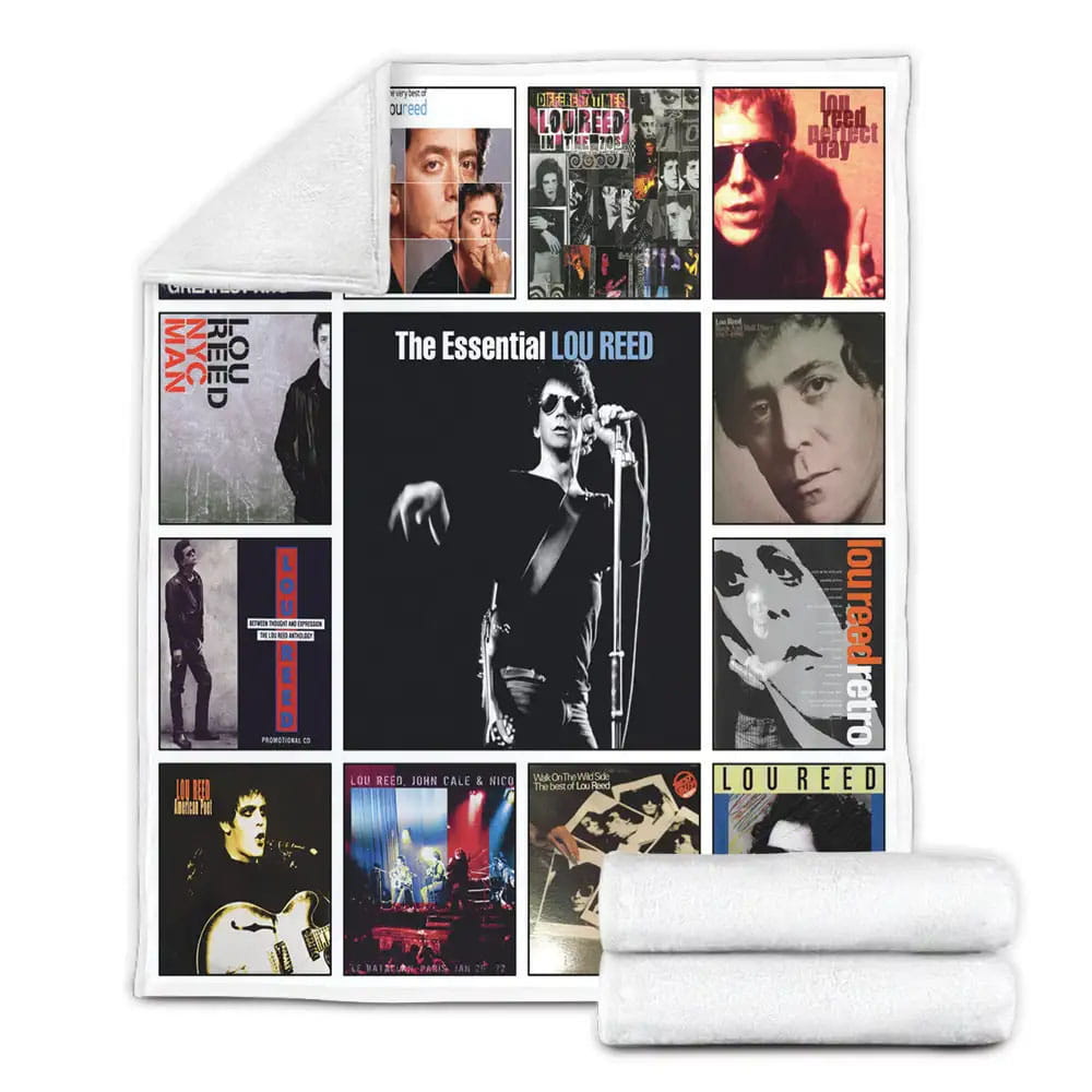 Lou Reed Fleece Blanket Gift For Besties