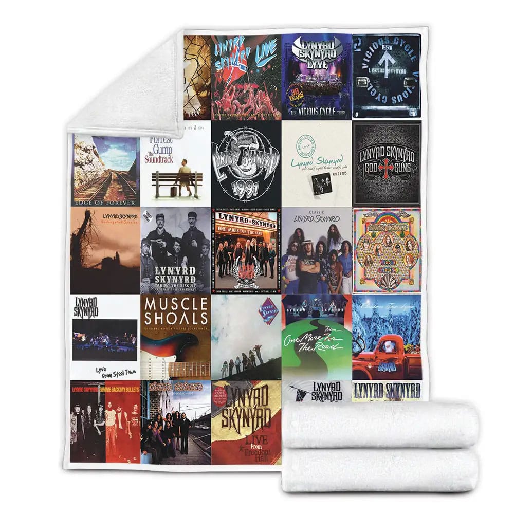 Lynyrd Skynyrd Fleece Blanket Gift For Besties