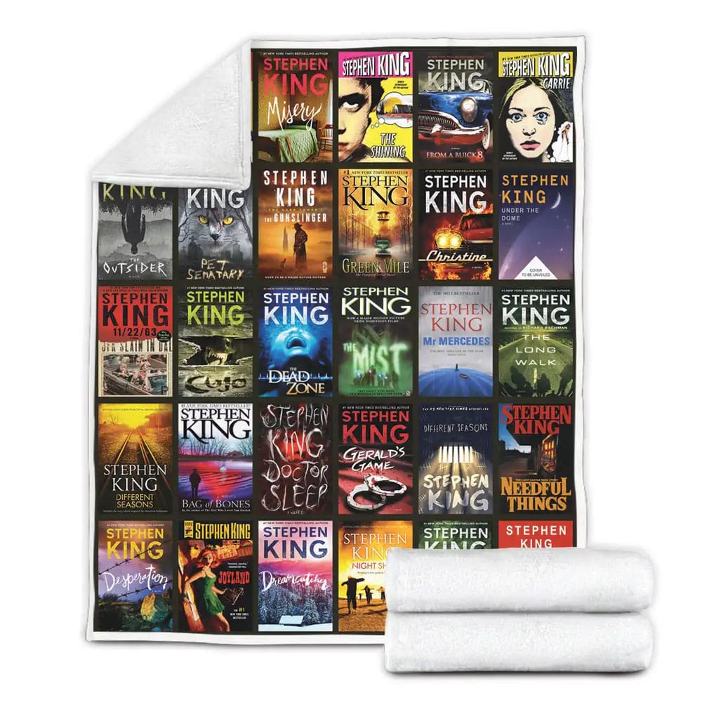 Stephen King Fleece Blanket Gift For Wife Husband