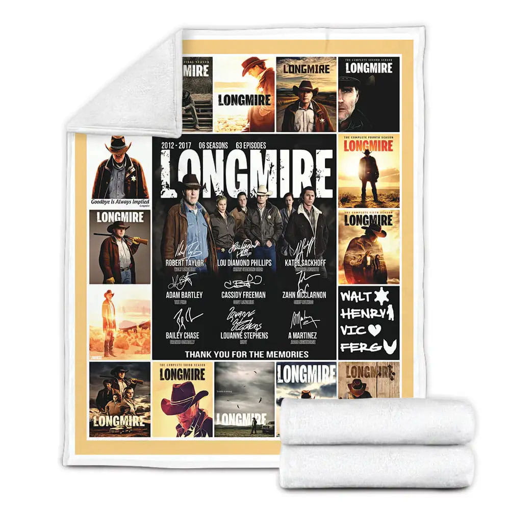Longmire Fleece Blanket Gift For Birthday Halloween Christmas
