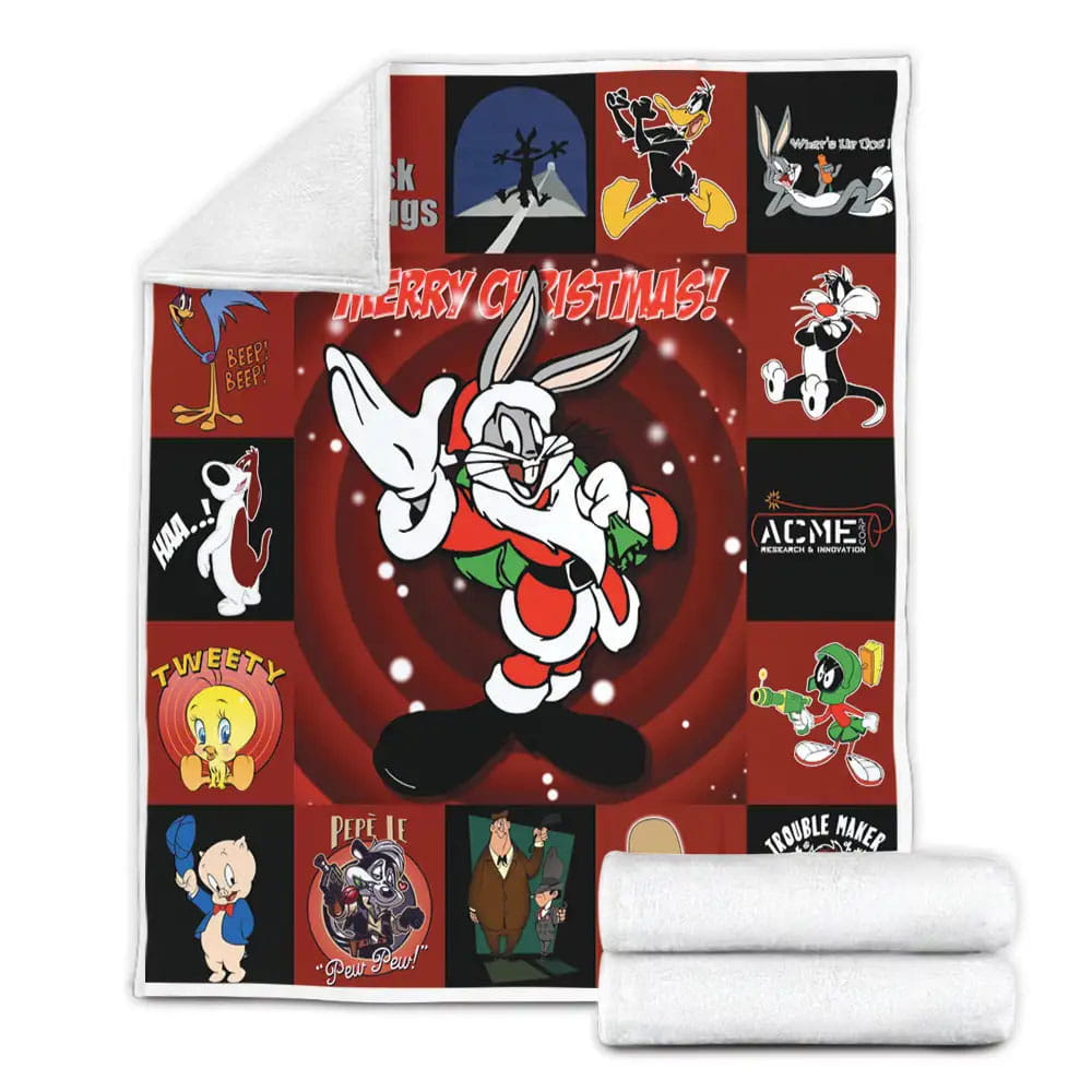 Looney Tunes Fleece Blanket Gift For Wife Husband