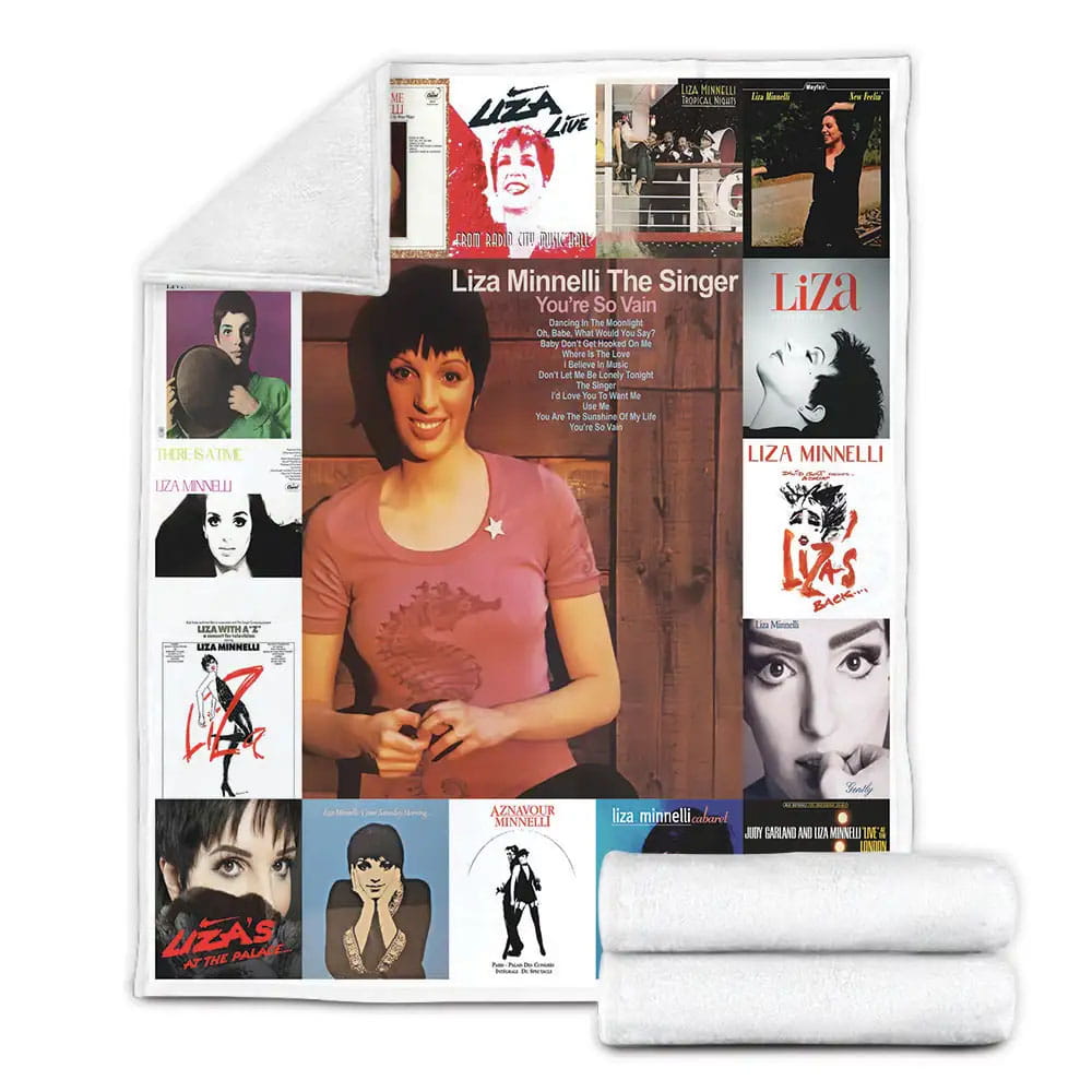 Liza Minnelli Albums Fleece Blanket Gift For Besties