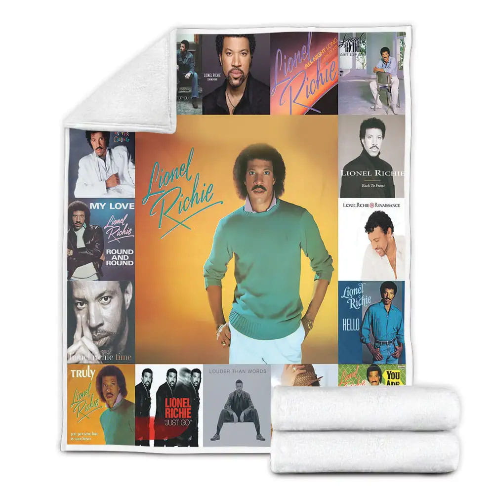 Lionel Richie Albums Fleece Blanket Gift For Birthday Halloween Christmas