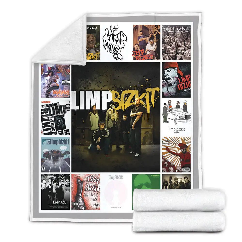 Limp Bizkit Albums Cover Poster Fleece Blanket Gift For Wife Husband