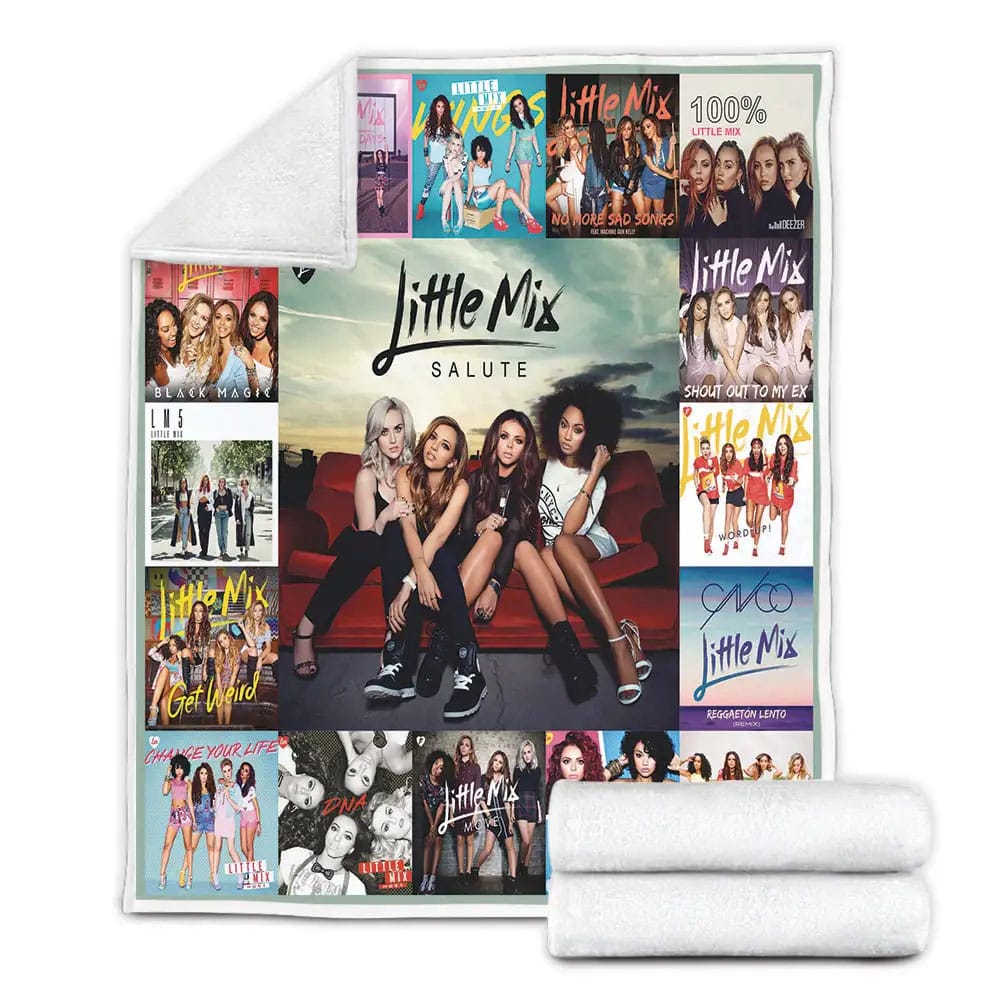 Little Mix Albums Fleece Blanket 