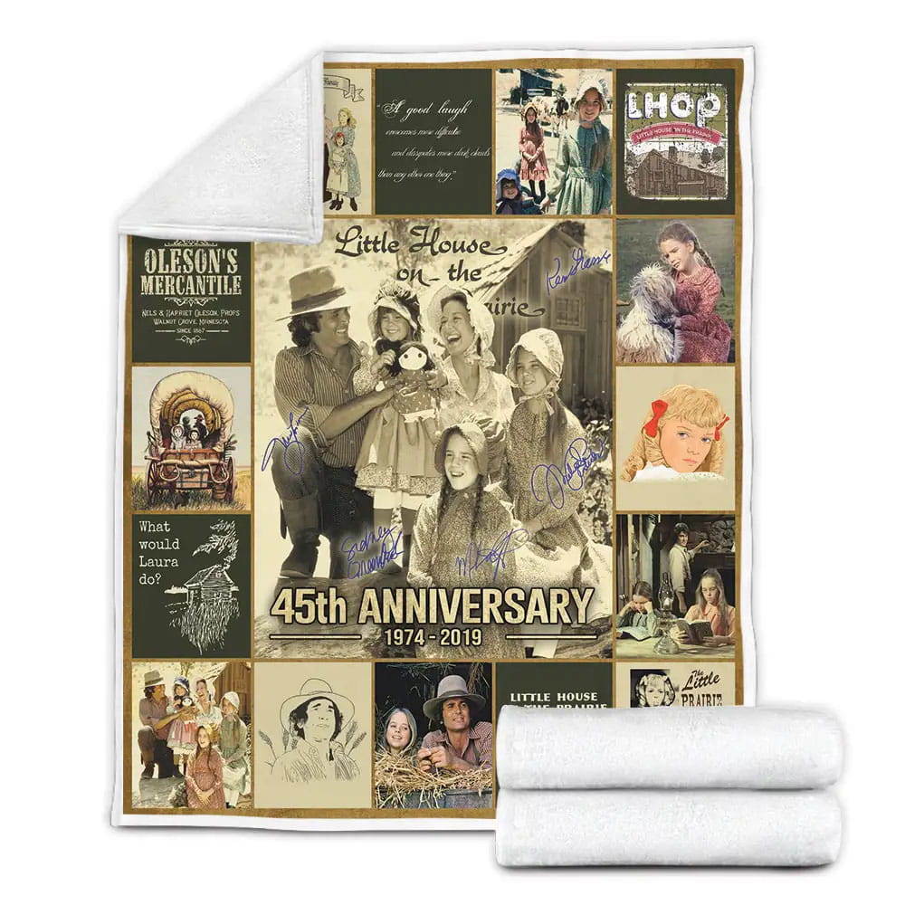 Little House On The Prairie Fleece Blanket Gift For Besties