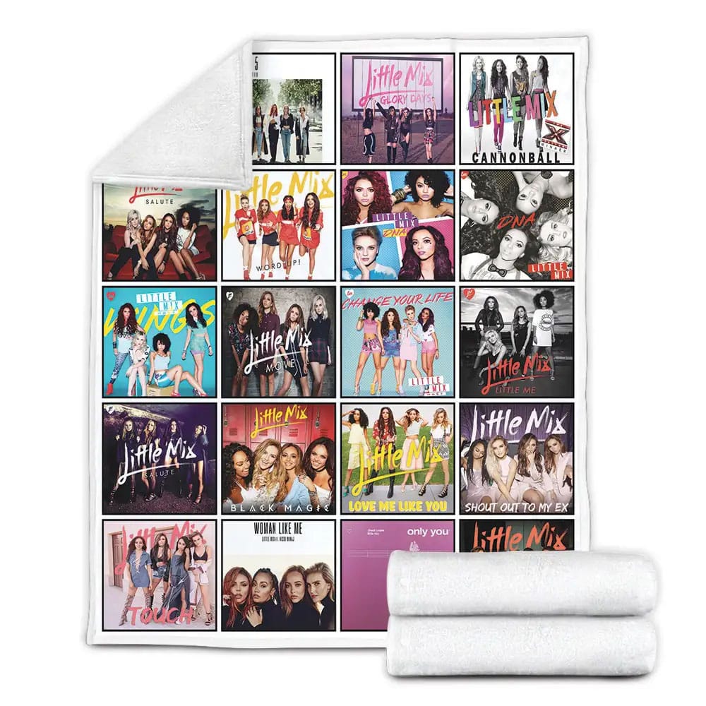 Little Mix Fleece Blanket Gift For Mothers Day Fathers Day