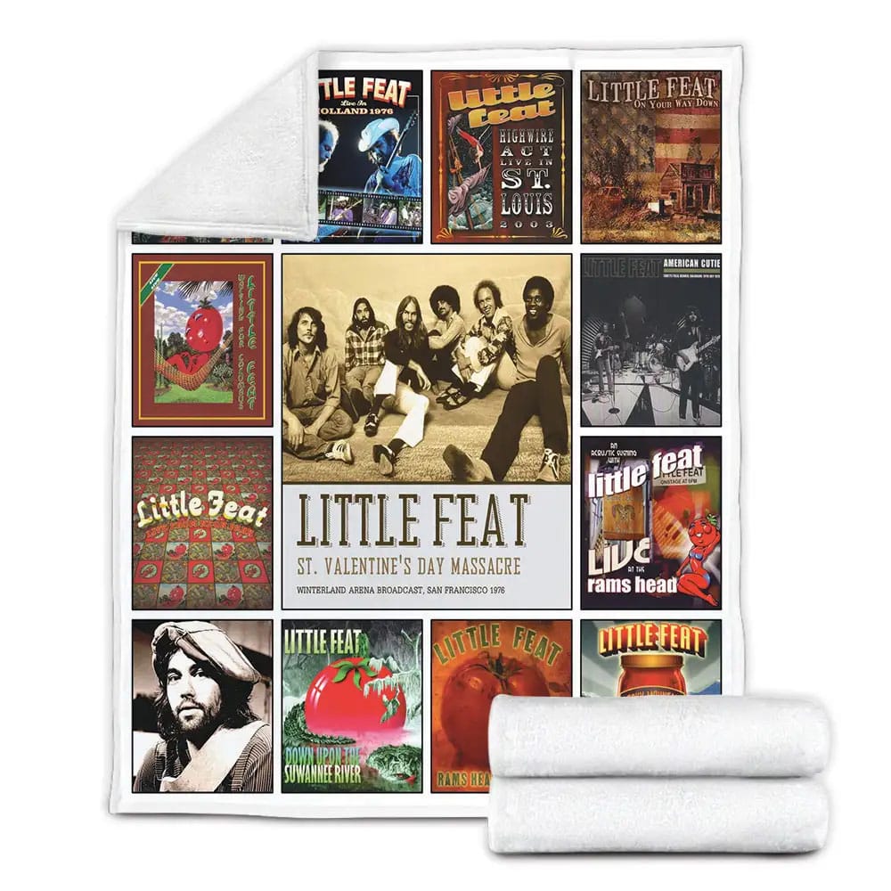 Little Feat Live Albums Fleece Blanket Gift For Mothers Day Fathers Day