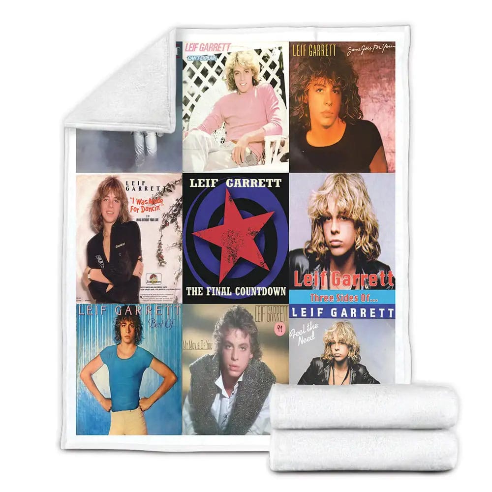 Leif Garrett Fleece Blanket Gift For Birthday Halloween Christmas