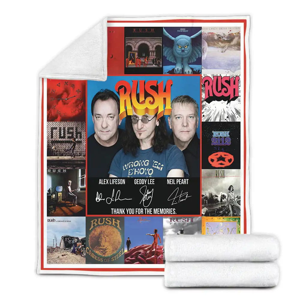 Legend Rush Band Fleece Blanket 