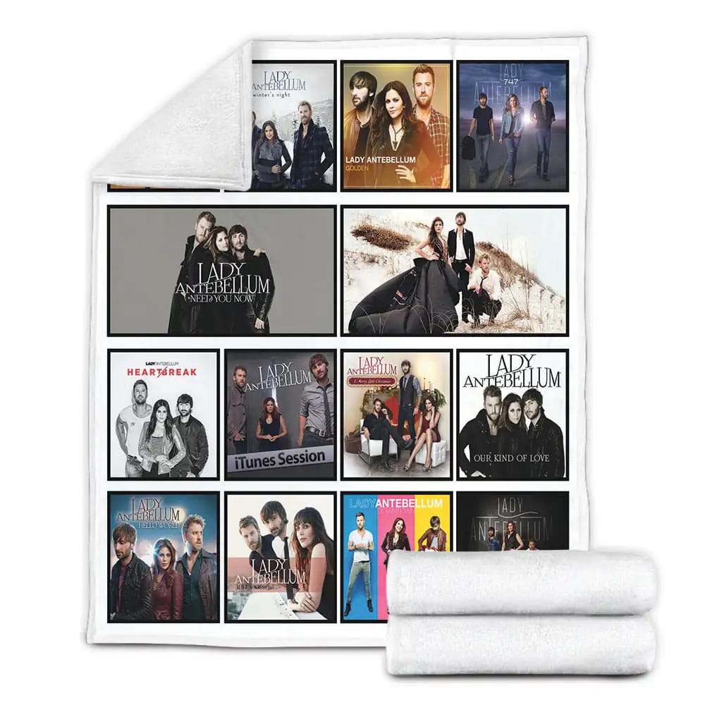 Lady Antebellum Album Covers Fleece Blanket Gift For Besties