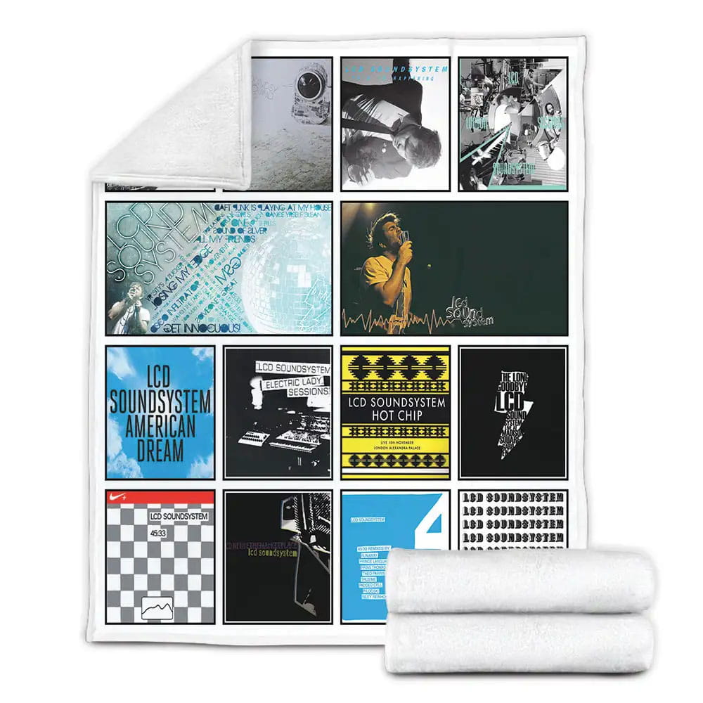 Lcd Soundsystem Fleece Blanket Gift For Besties