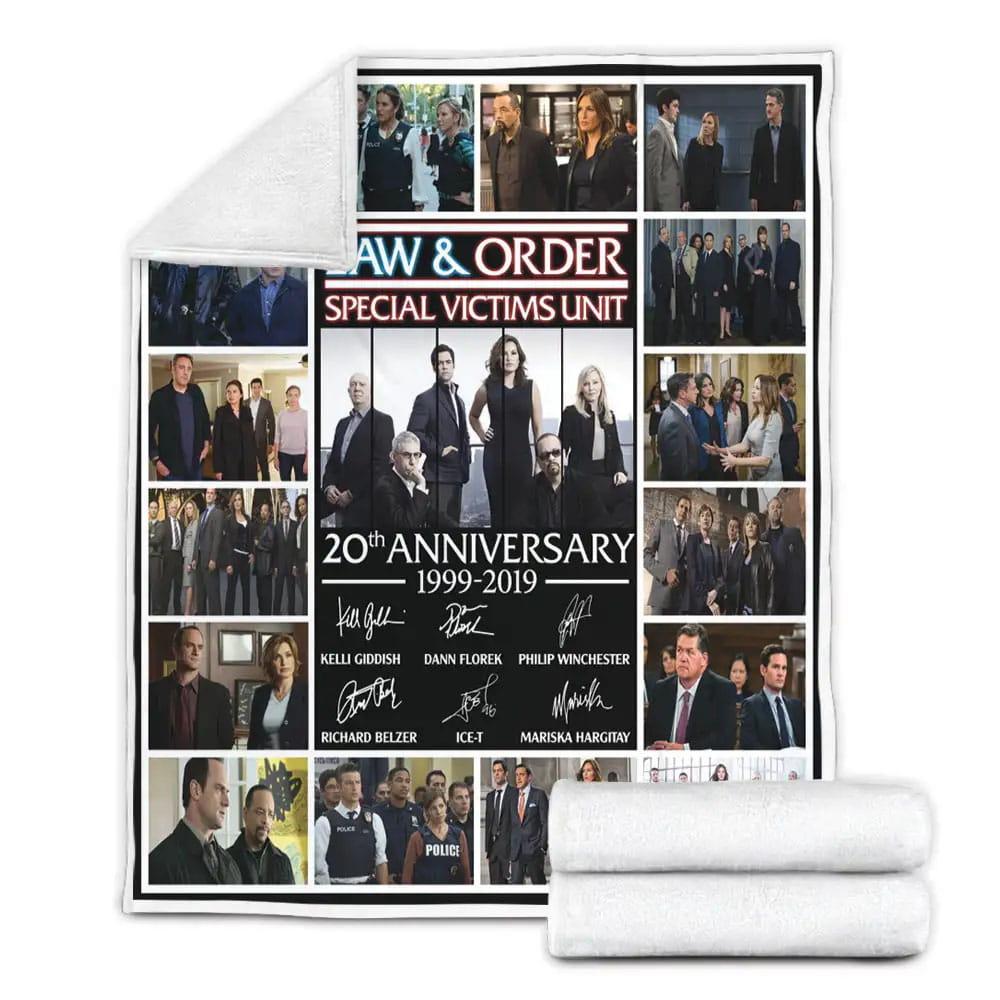 Law Amp Order Special Victims Unit Fleece Blanket Gift For Birthday Halloween Christmas