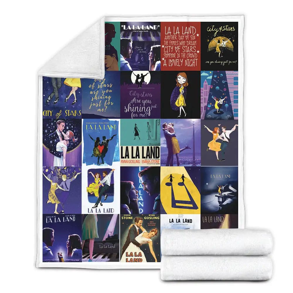 La La Land Fleece Blanket Gift For Birthday Halloween Christmas